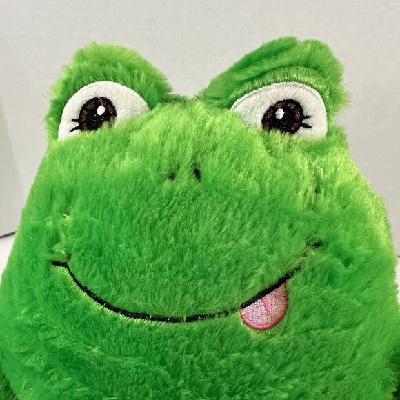 PROGRESSIVE PLUSH Frankie Green Frog 2022 stuffed animal 10" plush Smile CLEAN - Picture 8 of 11